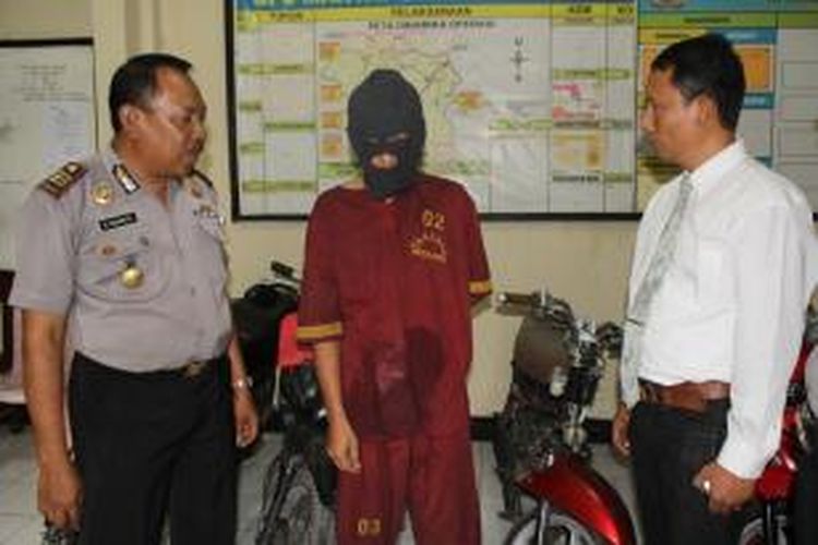  Pamrih (33) pelaku pencurian sepeda motor dengan modus 