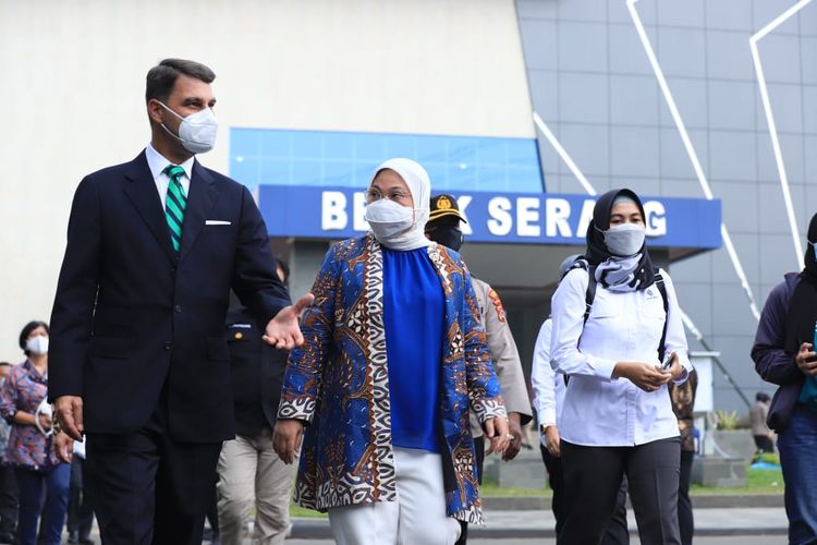 Kementerian Ketenagakerjaan menggandeng Pemerintah Austria dalam mengembangkan Balai Latihan Kerja (BLK) Maritim di Serang, Senin (28/6/2021).