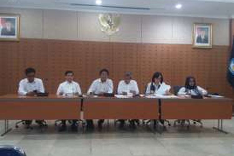 Kementerian Pendidikan dan Kebudayaan menggelar jumpa pers terkait regulasi baru penggalangan dana oleh komite sekolah, Senin (16/1/2017).