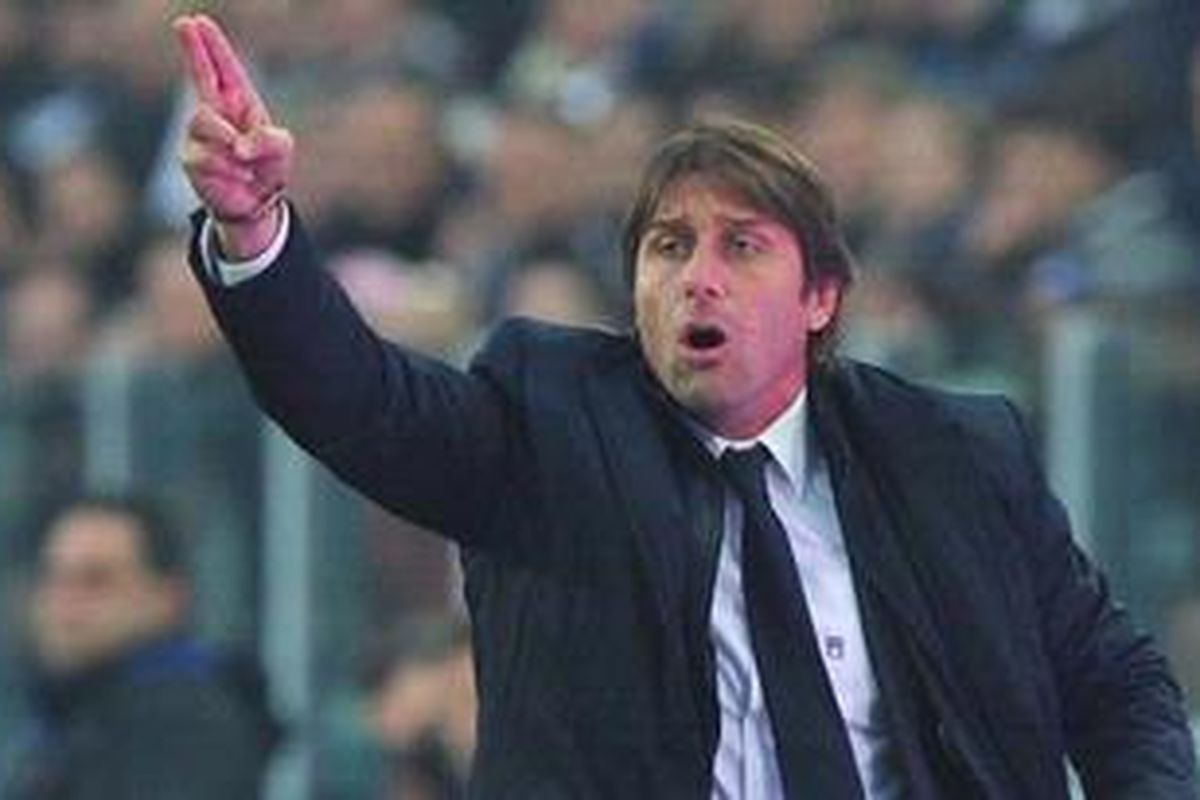 Pelatih Juventus, Antonio Conte.