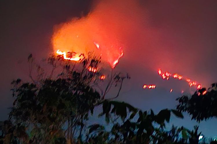 Karhutla Gunung Sumbing Belum Padam, Titik Api Kembali Terdeteksi hingga Magelang