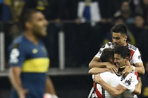 Penuh Drama, River Plate Juara Copa Libertadores di Santiago Bernabeu