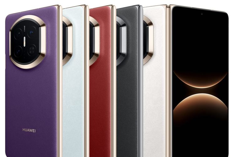 Ponsel lipat Huawei Mate X7.