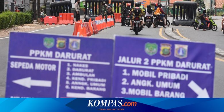 Update PPKM Level 4, Daftar 100 Titik Penyekatan di Jabodetabek - Vimarsana News