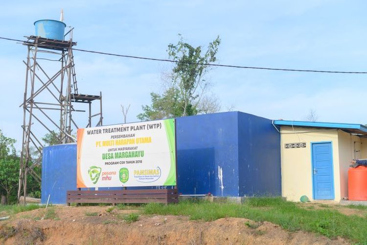 Bangunan Waste Treatment Program PT Harapan Multi Utama (HMU) di Desa Margahayu, Kecamatan Loa Kulu, Kabupaten Kutai Kartanegara, Kalimantan Timur.