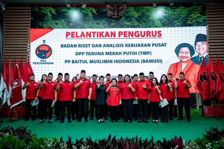 Incar 56 Persen Suara Anak Muda, Megawati Lantik Pinka Haprani Pimpin Taruna Merah Putih