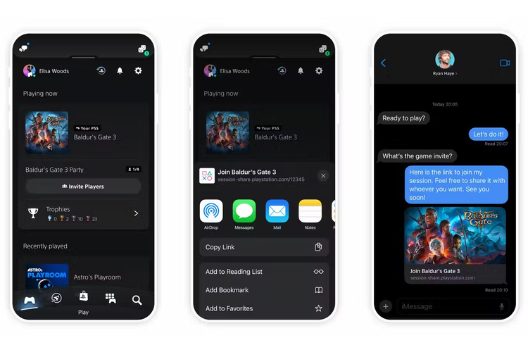 Update PS5 menghadirkan Shareable link. Dengan fitur ini, pengguna bisa membuat tautan untuk mengundang gamer lainnya bermain game. Tautan ini bisa dibagikan di fitur perpesanan PlayStation dan berbagai aplikasi media sosial lainnya.