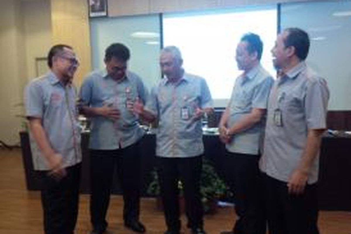 PT Pos Indonesia memperkenalkan jajaran direksi sementaranya dalam acara Media Gathering di Bandung.