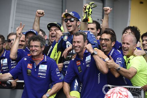 Di Tengah Masalah Motor, Rossi Terbantu Kondisi Sirkuit