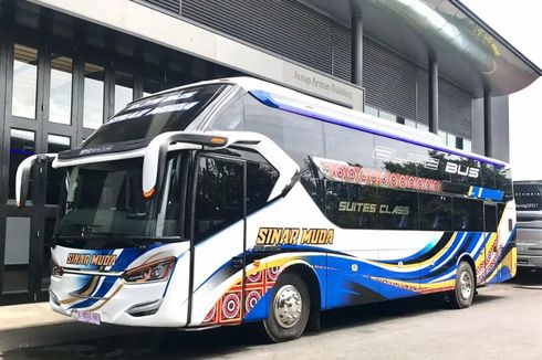Bus Baru PO Sinar Muda, Pakai Suites Class Buatan Laksana