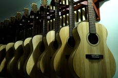 Uniknya Gitar Akustik Bambu, Buatan Para Maestro di Bogor