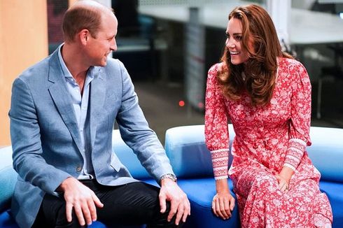 Kate Middleton Tampil Segar dalam Gaun Floral 