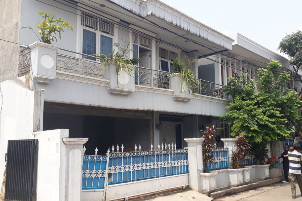 Rumah Ketua KPK (Komisi Pemberantasan Korupsi) Agus Rahardjo di Perumahan Graha Indah, Jatiasih, Kota Bekasi, Rabu (9/1/2019). 