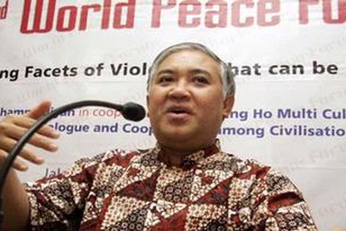 Ketua Umum PP Muhammadiyah Din Syamsuddin.