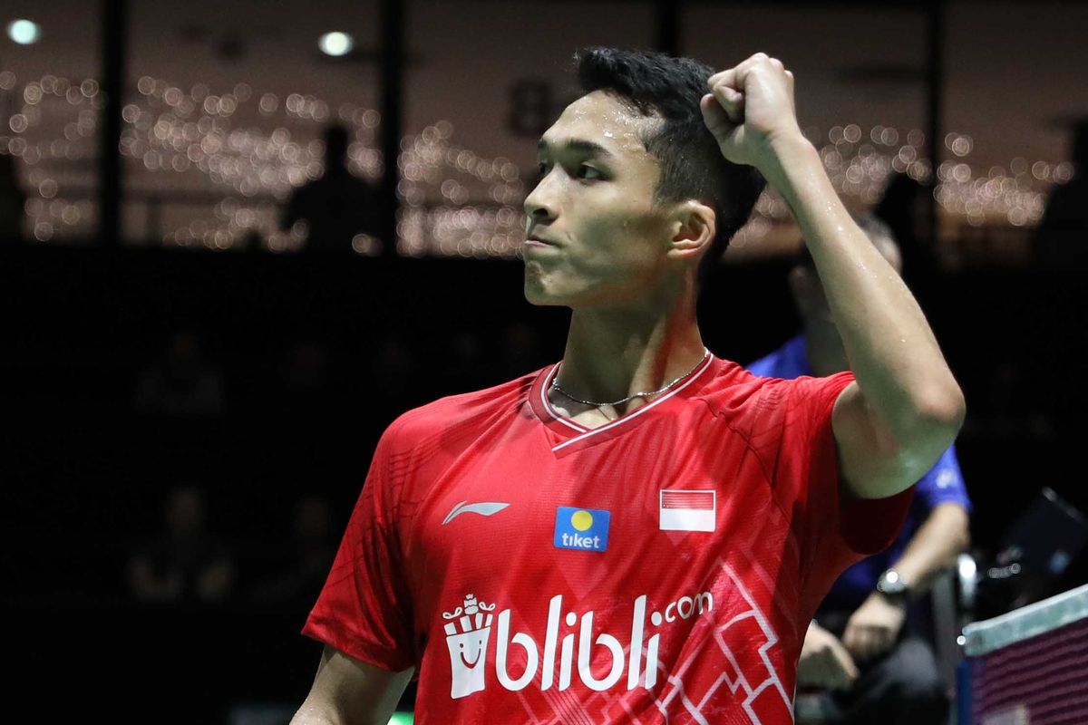 Pebulu tangkis tunggal putra Indonesia, Jonatan Christie.