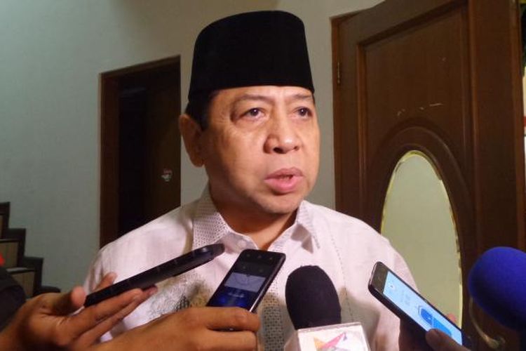 Ketua Umum Partai Golkar Setya Novanto di Kantor DPP Partai Golkar, Slipi, Jakarta, Senin (20/6/2016)