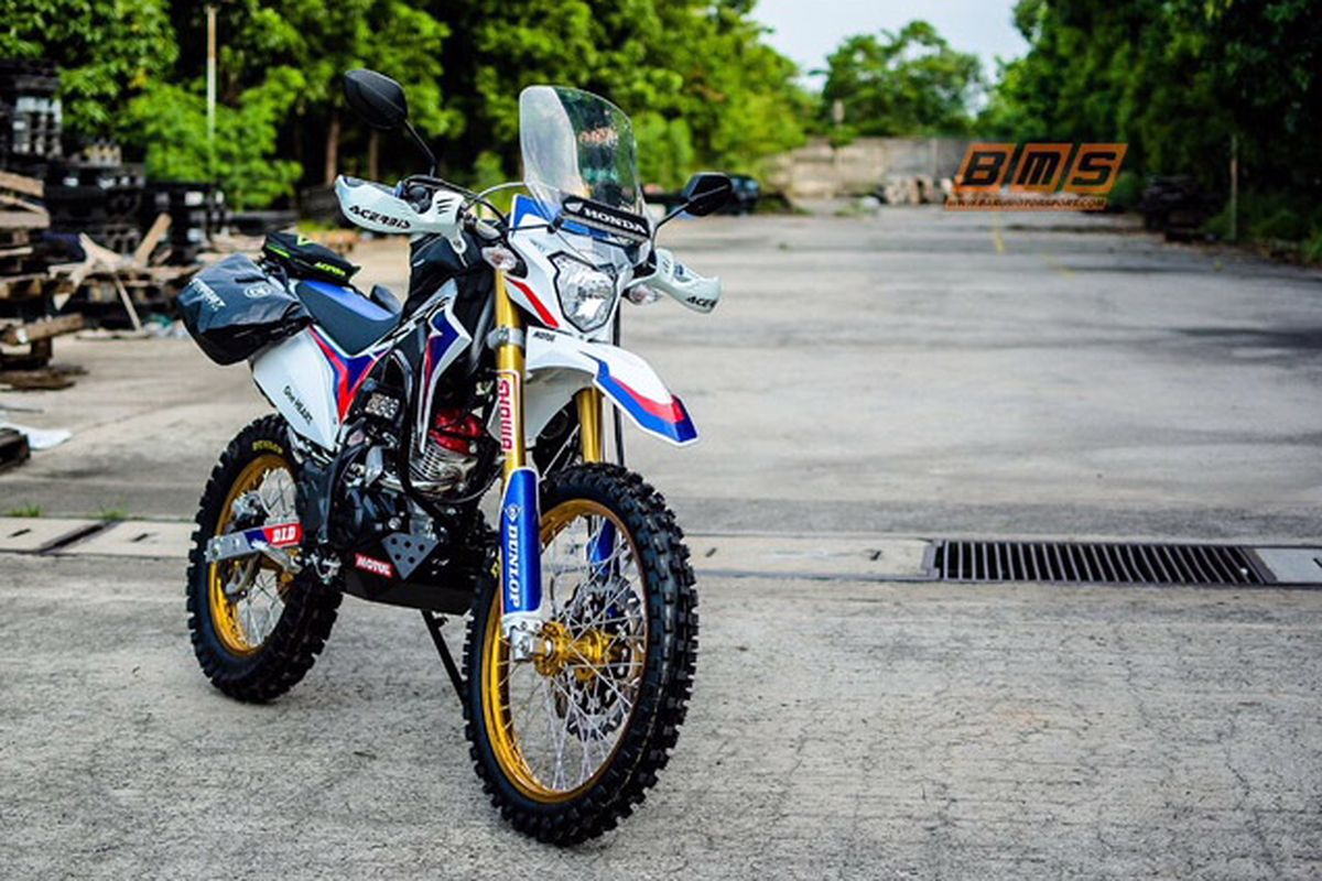 Modifikasi Honda CRF150L Bergaya Adventure