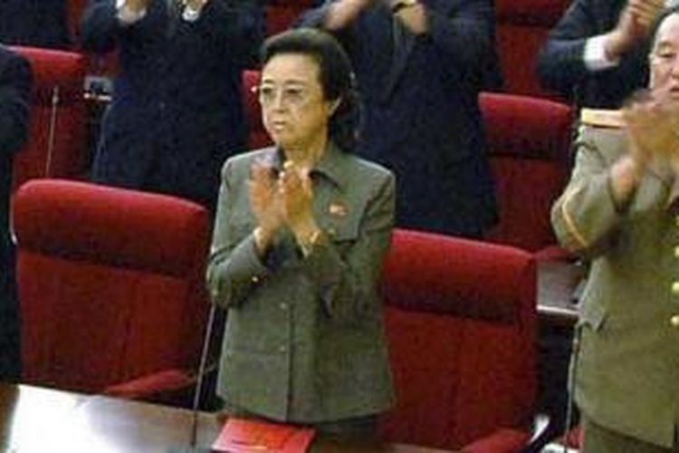 Foto yang diambil pada 2010 ini menampilkan Kim Kyong Hui, bibi pemimpin Korea Utara Kim Jong Un.