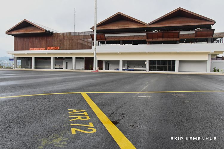 Bandara Siboru Fakfak Papua Barat, yang baru saja diresmikan Presiden Joko Widodo pada Kamis (23/11/2023). 
