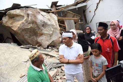 Dedi Mulyadi Sarankan Warga Tedampak Hujan Batu di Purwakarta Direlokasi