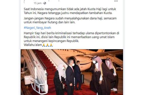 [KLARIFIKASI] Kuota Haji Malaysia Ditambah 10.000, Indonesia Tak Dapat