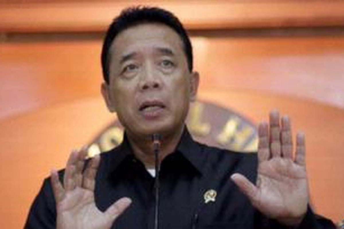 Menteri Kordinator Politik Hukum dan Kemanan, Djoko Suyanto