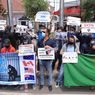Gelar Aksi Damai di Surabaya, Pengungsi Afghanistan Minta Segera Dipindahkan