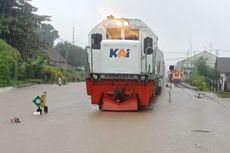 Stasiun Kalibaru Banyuwangi Terendam Banjir, Perjalanan KA Rute Ketapang-Yogyakarta Terhambat