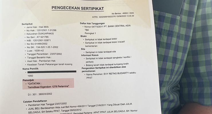Mengenal Eigendom, Sertifikat Tanah Warisan Kolonial Belanda