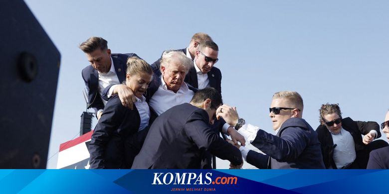 Kronologi Trump Diduga Ditembak Saat Kampanye di Pennsylvania 