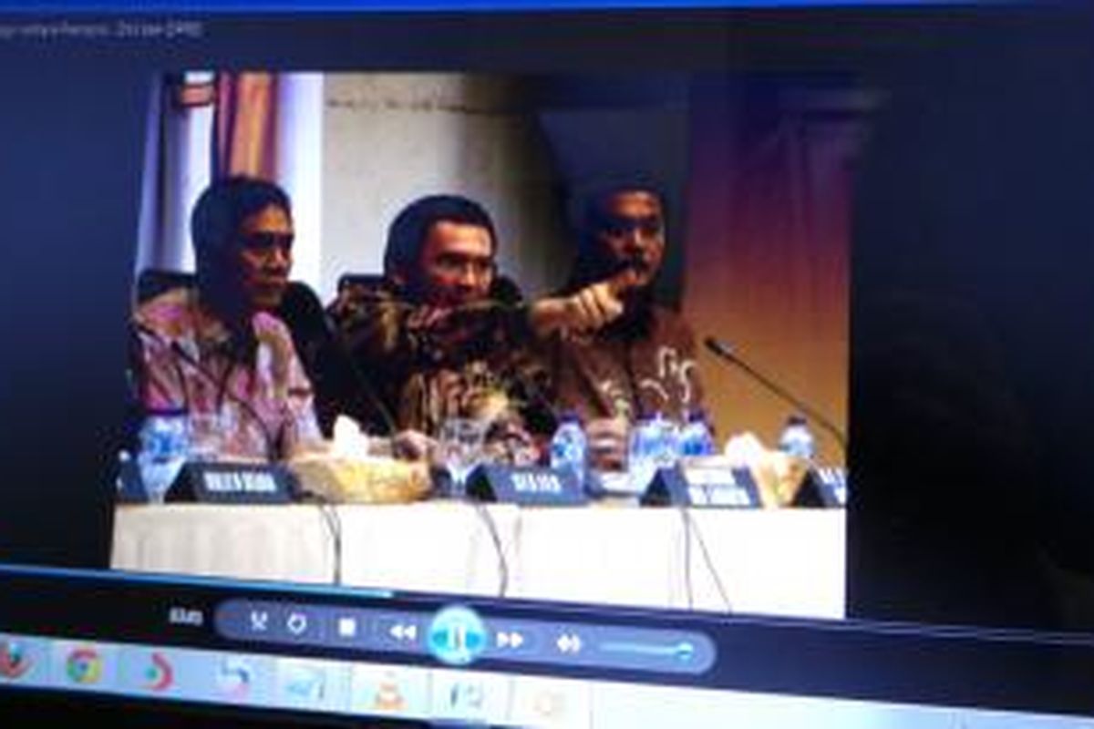 Video mediasi Kemendagri dengan Pemprov DKI dan DPRD DKI yang berakhir ricuh, Kamis (5/3/2015).