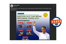 INFOGRAFIK: Hoaks Tautan untuk Dapat Bantuan Alat Pertanian, Cek Faktanya