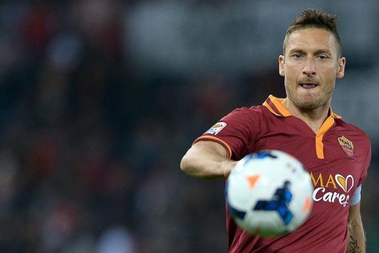 Kapten AS Roma, Fransesco Totti.