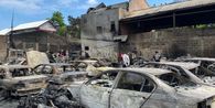Penampakan 21 Mobil yang Hangus Terbakar di Antapani Bandung