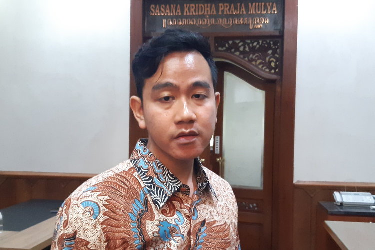 Wali Kota Solo, Gibran Rakabuming Raka di Solo, Jawa Tengah, Senin (25/9/2023).
