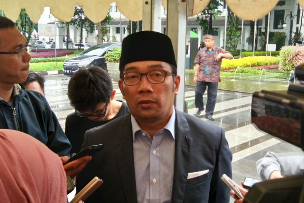Wali Kota Bandung Ridwan Kamil saat ditemui di Balai Kota Bandung, Jalan Wastukancana, Kamis (23/3/2017)