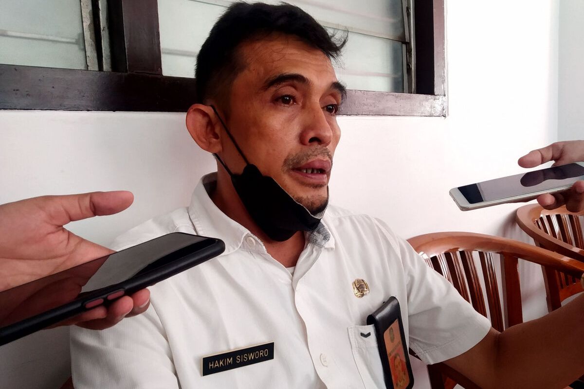 Kepala Dinas Perindustrian dan Perdagangan Kota Blitar Hakim Sisworo, Rabu (26/1/2022)