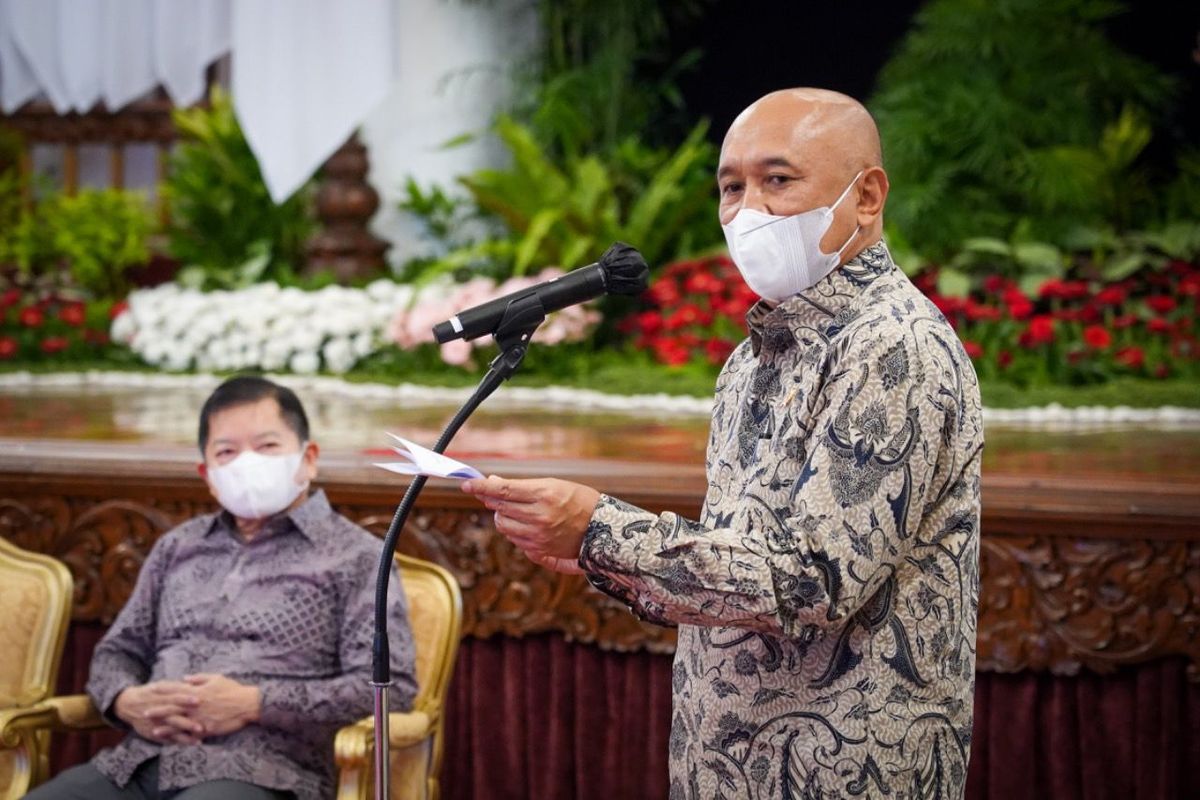 Menteri Koperasi dan UKM (MenKopUKM) Teten Masduki di Jakarta, Senin (19/12/2022)