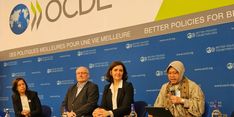 Mensos Risma Bagikan Pengalaman RI Tangani Bencana dalam OECD Infrastructure Forum Paris