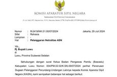 4 ASN Luwu Langgar Netralitas, KASN Surati Pj Bupati Luwu