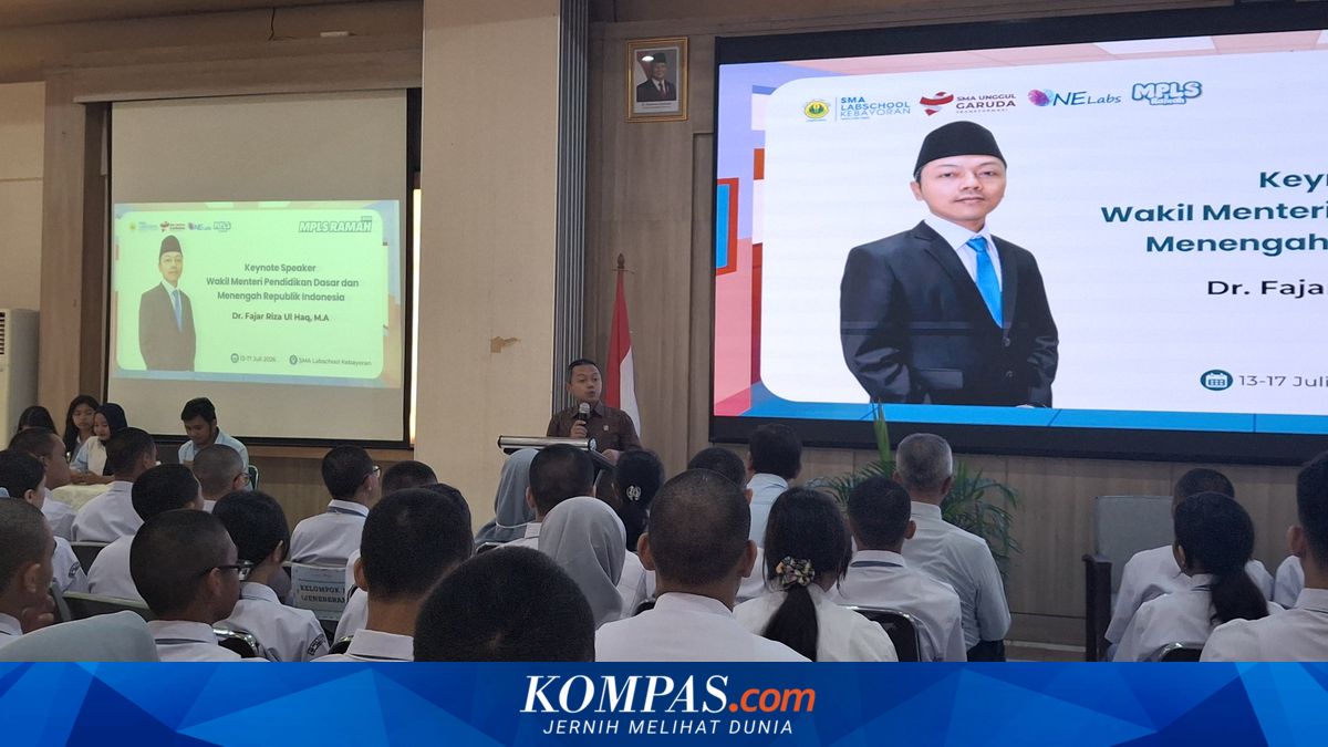 MPLS TK 2026, Wamendikdasmen: Pelajaran Jangan Terlalu Menonjol