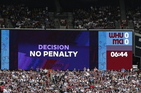 West Ham vs Manchester City, VAR 2 Kali Untungkan The Citizens