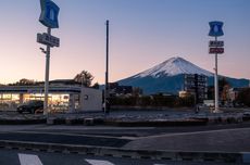 Jepang Sengaja Tutupi Pemandangan Gunung Fuji dengan Kain, Apa Alasannya?