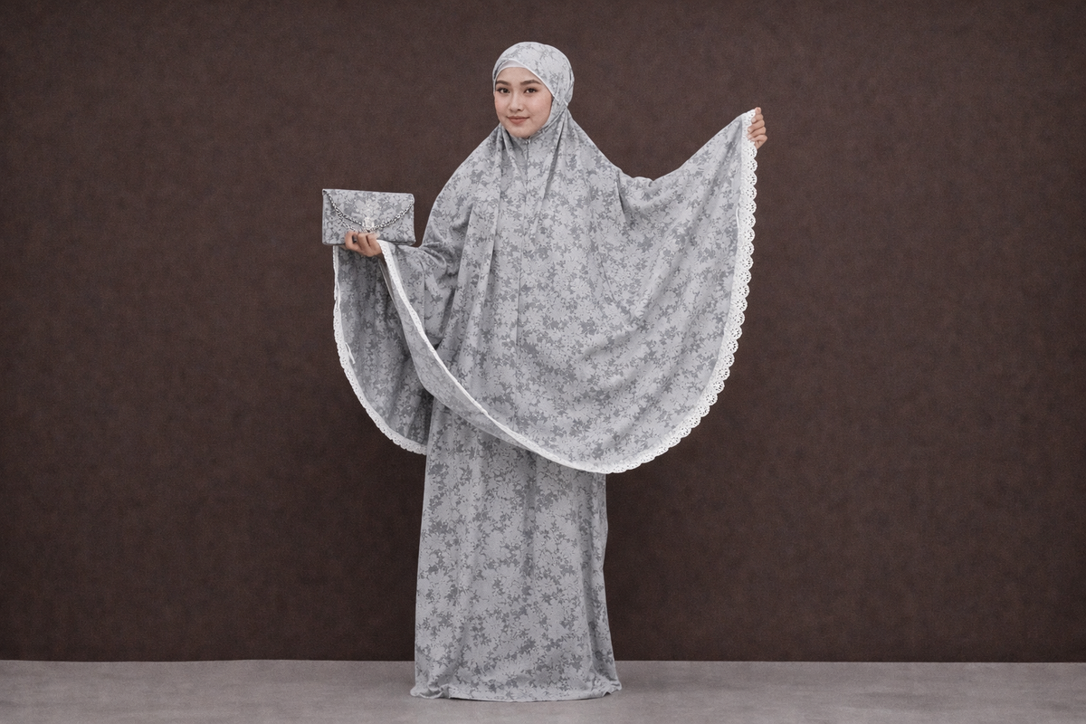 Mukena Katun Voile yang Ringan dan Tidak Mudah Kusut