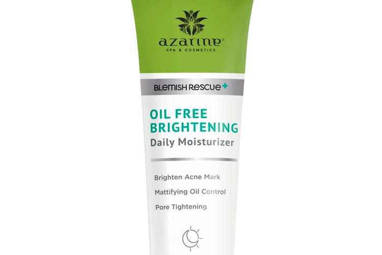 Azarine Oil Free Brightening Daily Moisturizer, rekomendasi moisturizer untuk kulit berminyak dan berjerawat
