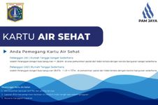 Program Kartu Air Sehat PAM Jaya Beri Tarif Murah Bagi RTSS dan RTS