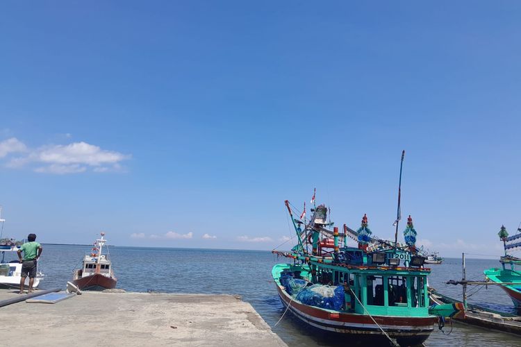 Foto: Kondisi Pelabuhan Panarukan Situbondo lokasi pemberangkatan kapal menuju Kabupaten Sumenep Provinsi Jawa Timur. 