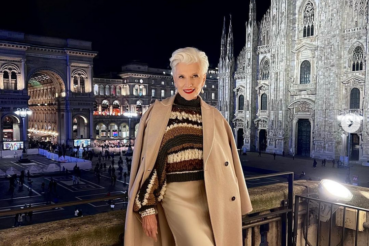 Maye Musk, ibu Elon Musk, dikenal kerap menerapkan style quiet luxury