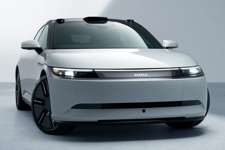 Sosok sedan listrik Afeela 1, hasil. kolaborasi antara Honda dan Sony.