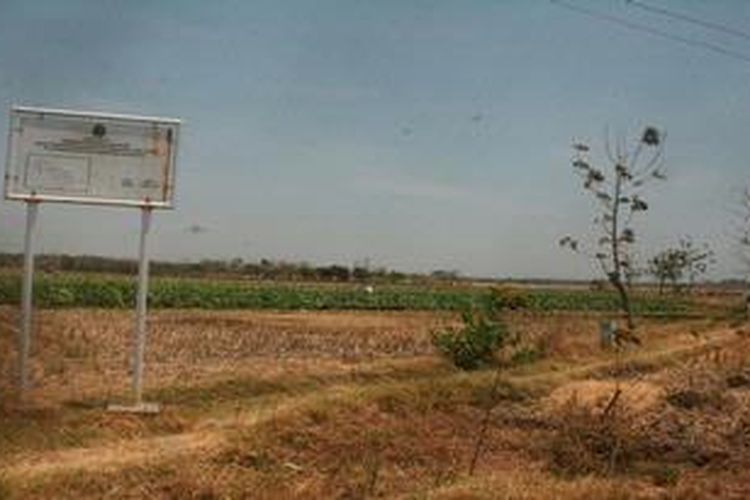 Lokasi pembangunan bandara di Kecamatan Kertajati, Kabupaten Majalengka, Jawa Barat. 